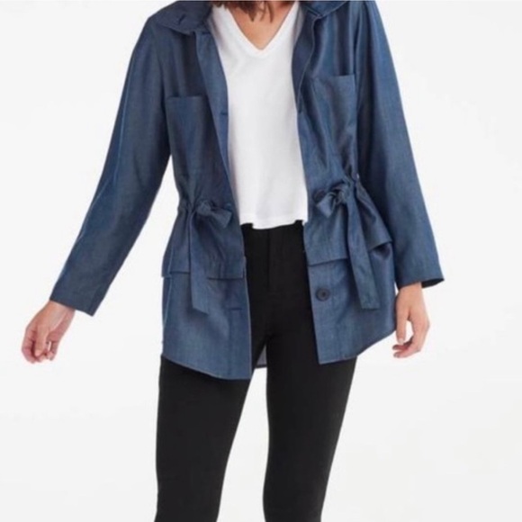 Vetta Capsule The Utility Jacket in Chambray size XS - Picture 1 of 10